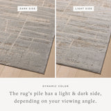 Featuring Amber Lewis x Loloi Monty Natural / Mist Rug by Loloi at Amethyst Home. The Monty Collection by Amber Lewis x Loloi is a modern interpretation of richly piled Moroccan rugs in a refreshingly neutral color palette. The rugs abstract designs create a high-low texture in the pile for feet to sink into. This collection is power-loomed of easy-to-clean p. Amethyst Home provides interior design, new home construction design consulting, vintage area rugs, and lighting in the Houston metro area.