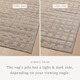 The Monty Collection by Amber Lewis x Loloi is a modern interpretation of richly piled Moroccan rugs in a refreshingly neutral color palette. The rugs abstract designs create a high-low texture in the pile for feet to sink into. Amethyst Home provides interior design, new home construction design consulting, vintage area rugs, and lighting in the Nashville metro area.