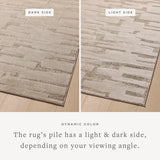Featuring Amber Lewis x Loloi Monty Taupe / Beige Rug by Loloi at Amethyst Home. The Monty Collection by Amber Lewis x Loloi is a modern interpretation of richly piled Moroccan rugs in a refreshingly neutral color palette. The rugs abstract designs create a high-low texture in the pile for feet to sink into. This collection is power-loomed of easy-to-clean pol. Amethyst Home provides interior design, new home construction design consulting, vintage area rugs, and lighting in the Dallas metro area.