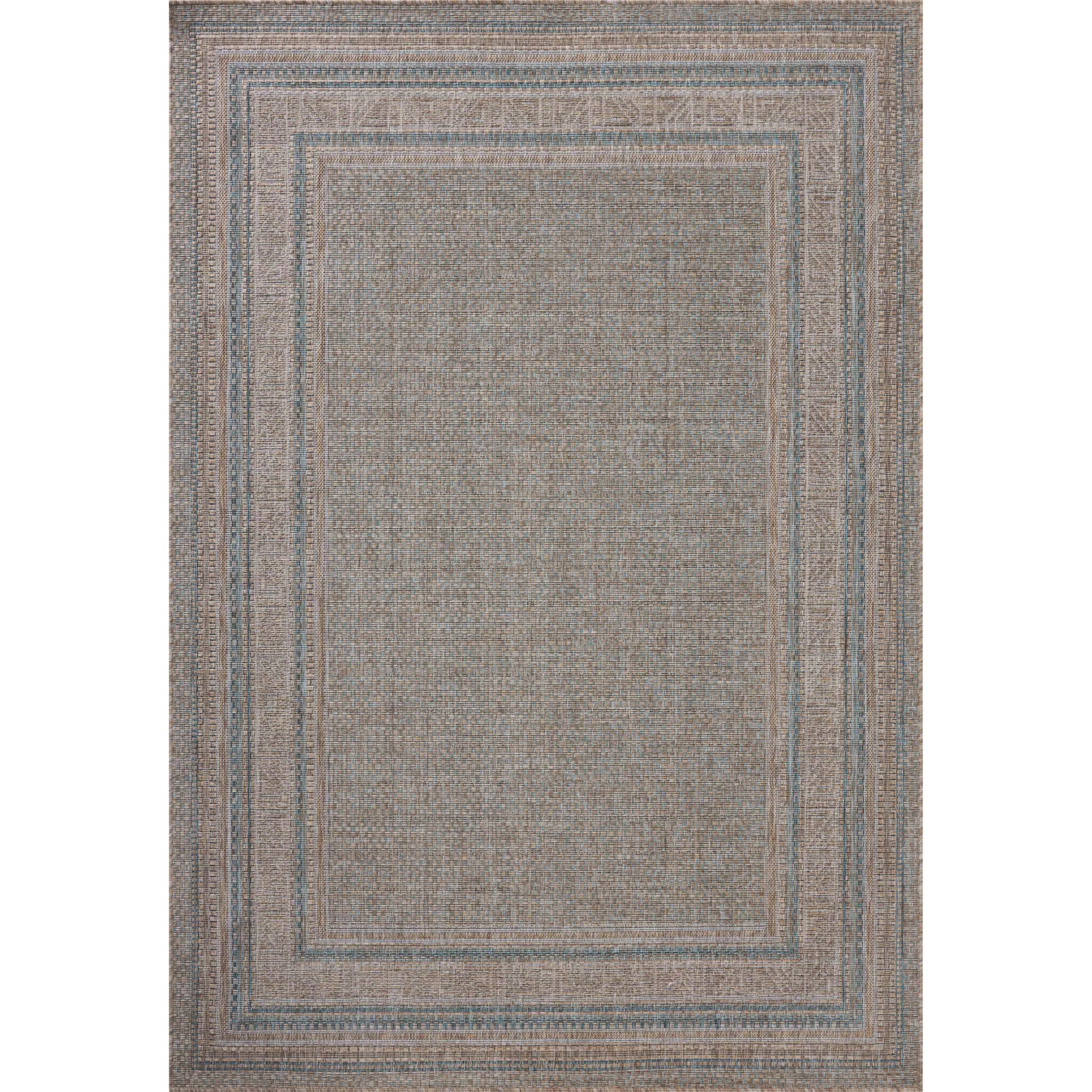 Inspired by the scenic mountain town in California, the Topanga Collection is an indoor/outdoor rug made of durable polypropylene that resembles natural fibers but is much more ready for sun, rain, and high-traffic use. Amethyst Home provides interior design, new home construction design consulting, vintage area rugs, and lighting in the Miami metro area.