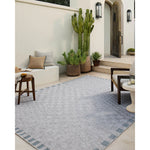 Inspired by the scenic mountain town in California, the Topanga Collection is an indoor/outdoor rug made of durable polypropylene that resembles natural fibers but is much more ready for sun, rain, and high-traffic use. Amethyst Home provides interior design, new home construction design consulting, vintage area rugs, and lighting in the Calabasas metro area.