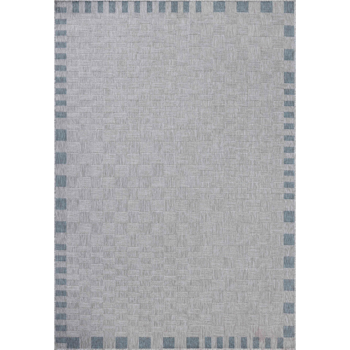 Amber Lewis x Loloi Topanga Silver / Blue Rug