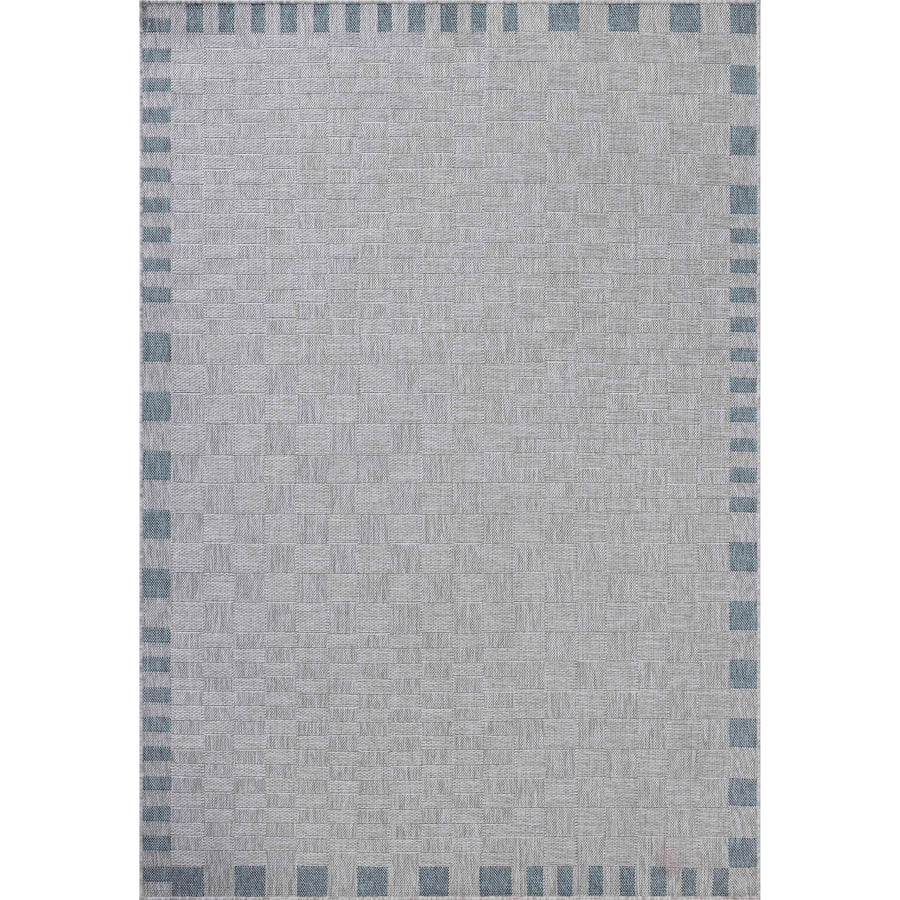 Amber Lewis x Loloi Topanga Silver / Blue Rug