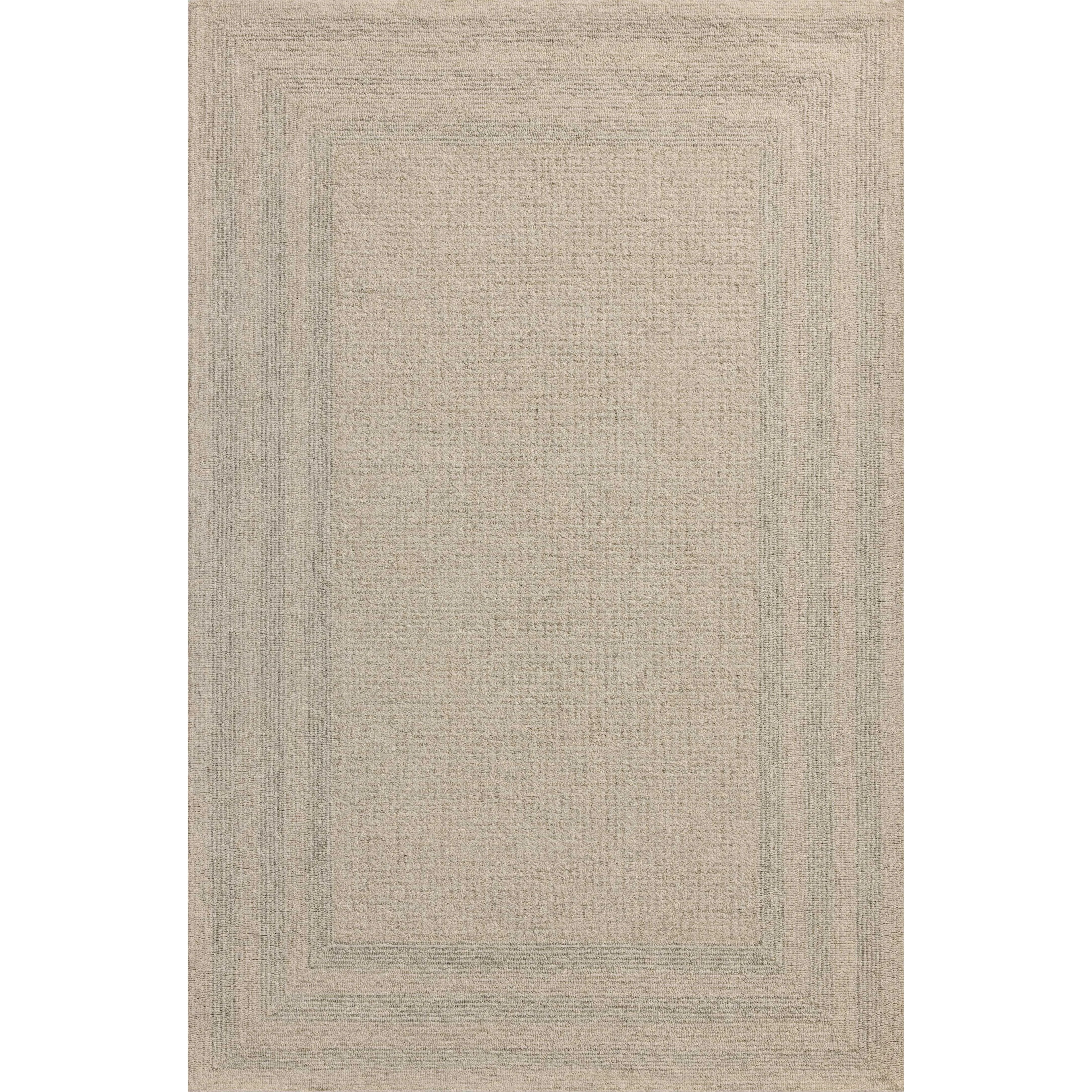 The Windsor Collection reveals the beauty of simplicity. This hand-tufted wool area rug from Amber Lewis x Loloi features a framed design in sophisticated color palettes. The combination of natural materials and tones gives this area rug timeless versatility, with a substantial pile to ground living rooms, bedrooms, and more. Amethyst Home provides interior design, new home construction design consulting, vintage area rugs, and lighting in the Charlotte metro area.