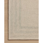 The Windsor Collection reveals the beauty of simplicity. This hand-tufted wool area rug from Amber Lewis x Loloi features a framed design in sophisticated color palettes. The combination of natural materials and tones gives this area rug timeless versatility, with a substantial pile to ground living rooms, bedrooms, and more. Amethyst Home provides interior design, new home construction design consulting, vintage area rugs, and lighting in the Portland metro area.