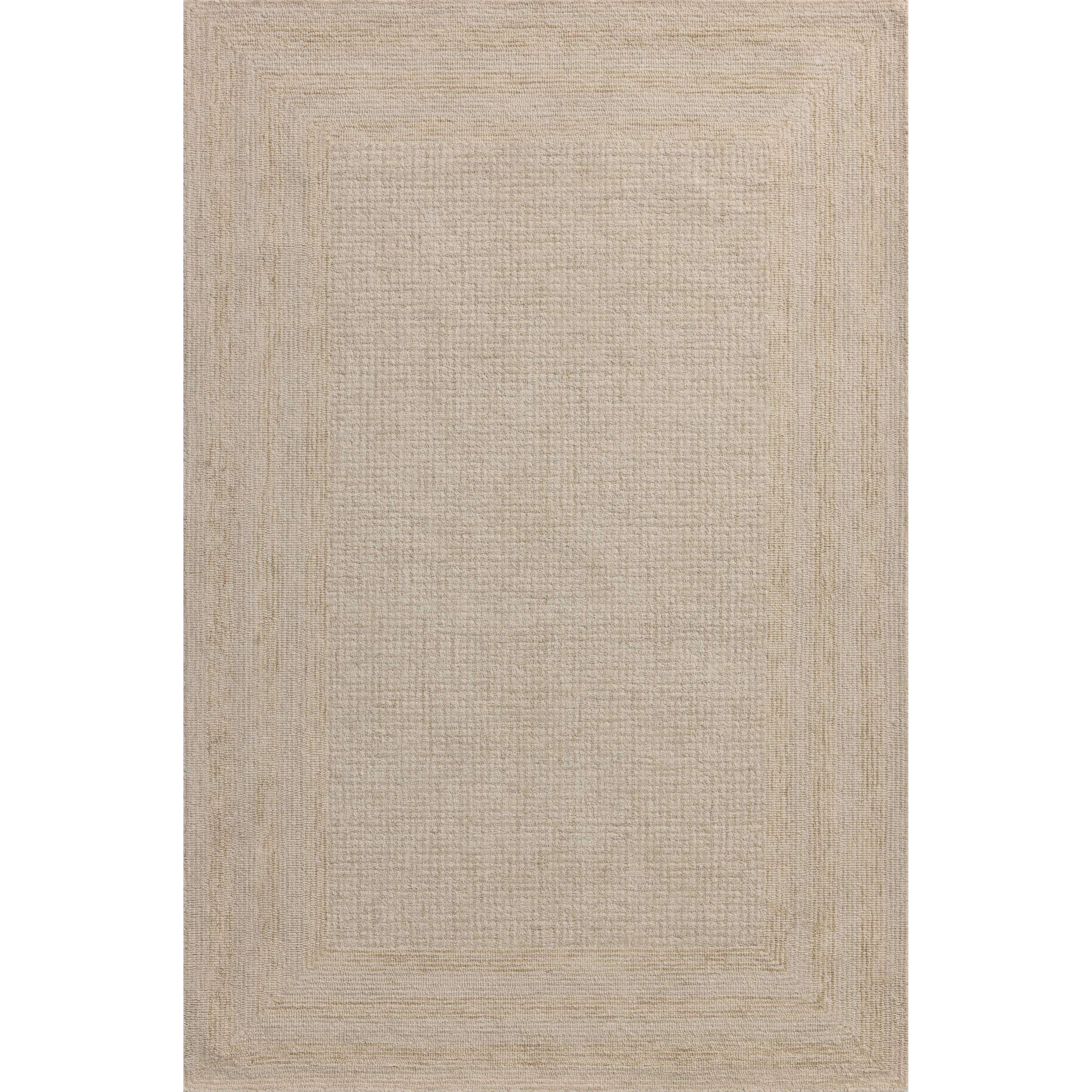 The Windsor Collection reveals the beauty of simplicity. This hand-tufted wool area rug from Amber Lewis x Loloi features a framed design in sophisticated color palettes. The combination of natural materials and tones gives this area rug timeless versatility, with a substantial pile to ground living rooms, bedrooms, and more. Amethyst Home provides interior design, new home construction design consulting, vintage area rugs, and lighting in the Charlotte metro area.