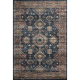 Featuring Anniston Machine Washable Denim / Sunset Rug by Loloi at Amethyst Home. The Anniston Collection is a washable rug with traditional motifs in beautifully saturated and distressed tones. This durable area rug is power-loomed of polyester in China and designed for the busiest rooms of the home—living rooms, bedrooms, kitchens, hallways, and more. It c. Amethyst Home provides interior design, new home construction design consulting, vintage area rugs, and lighting in the Monterey metro area.