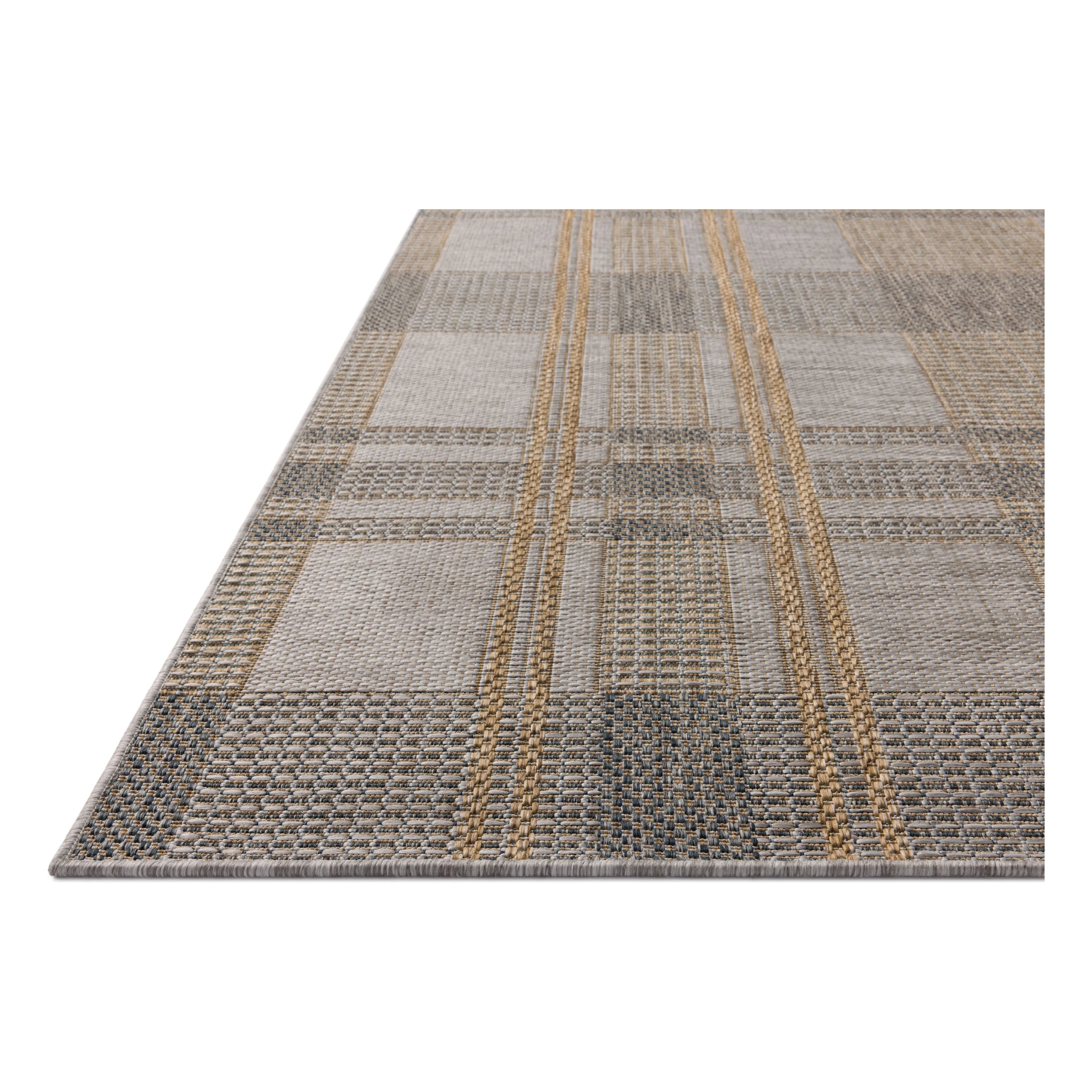 The Birch Collection is a cool-toned area rug with an understated linear design that adds casual structure to contemporary home decor. The rug is power-loomed of durable polyester, an easy-to-clean, no-shed construction for the busiest rooms of the home. Amethyst Home provides interior design, new home construction design consulting, vintage area rugs, and lighting in the Park City metro area.