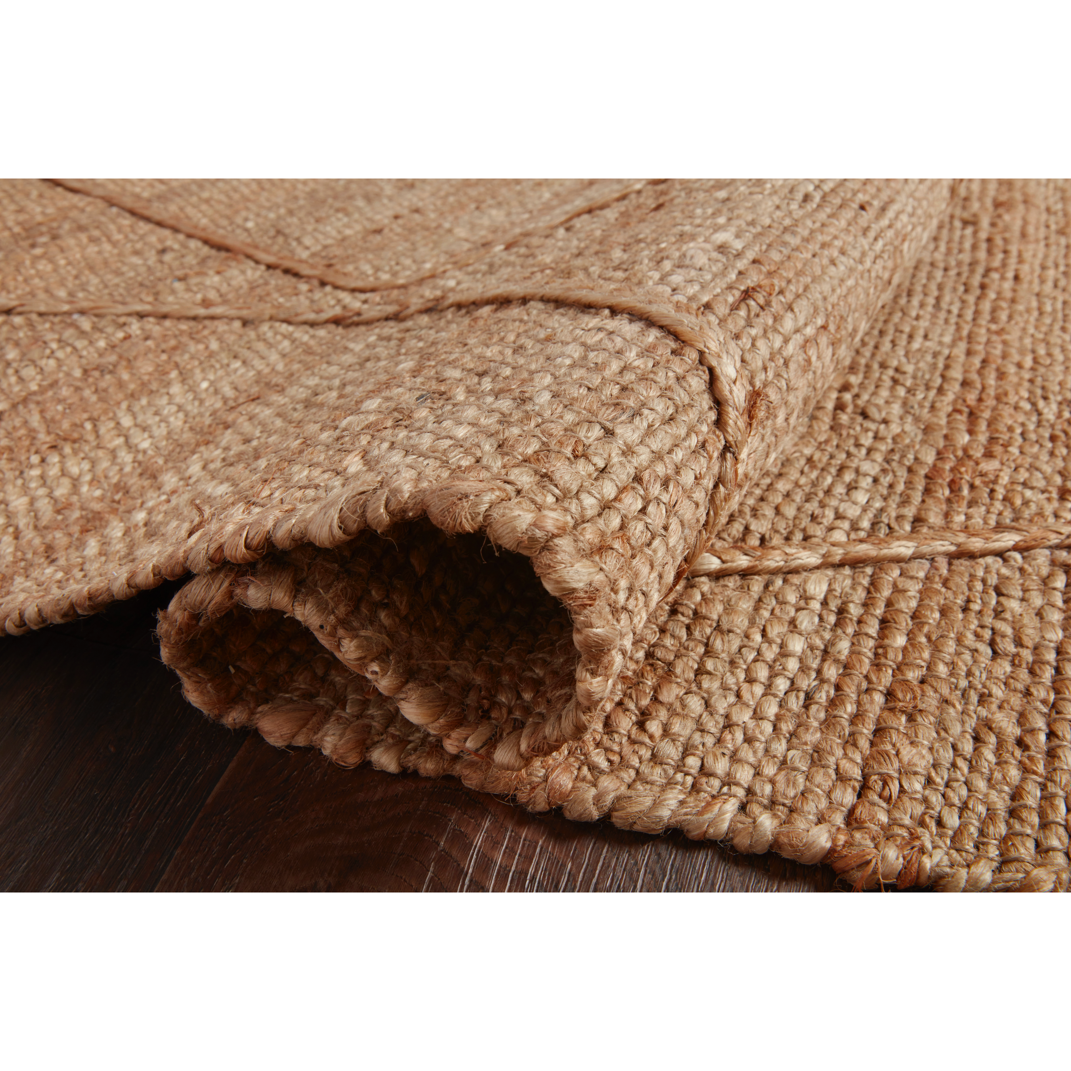 A tonal approach to Moroccan-inspired rugs, the Bodhi Natural / Natural BOD-05 rug from Loloi is hand-woven of 100% jute. This rug features linear and braided details, creating natural variations that make a subtle yet striking statement for an entryway, living room, hallway or kitchen runner, or dining room. Amethyst Home provides interior design, new construction, custom furniture, and rugs for the Austin, Houston, and Dallas, Texas metro area.