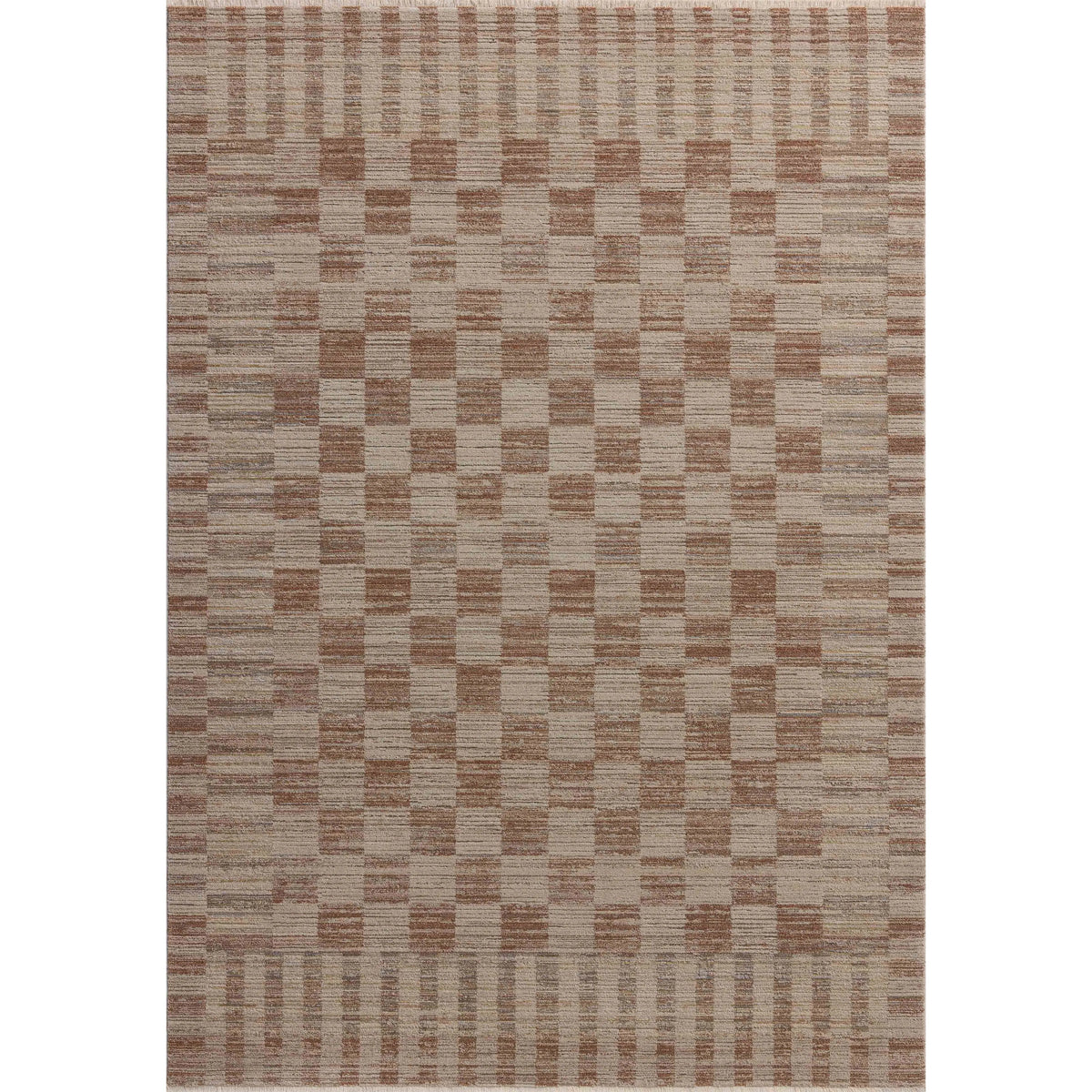 Cali Amber Lewis x Loloi Brick / Natural Rug