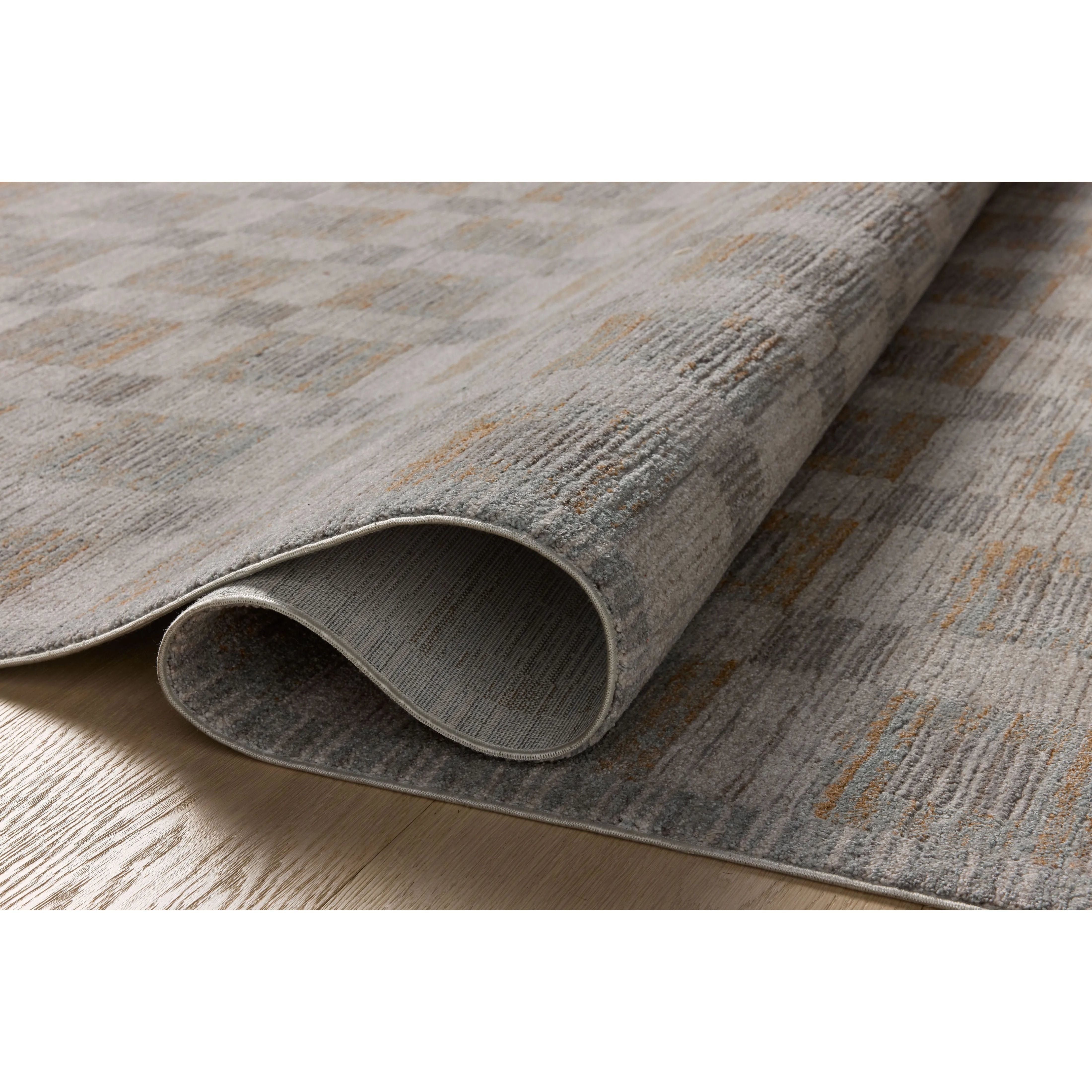 The Cali Collection by Amber Lewis x Loloi is a light-toned area rug with a casual geometric pattern that lends a neutral pattern to any space. Cali is power-loomed of polyester in Turkey for easy-to-clean, no-shed durability in high-traffic areas. This collection is also OEKO-TEX certified, ensuring its materials do not contain harmful substances. Amethyst Home provides interior design, new home construction design consulting, vintage area rugs, and lighting in the Newport Beach metro area.