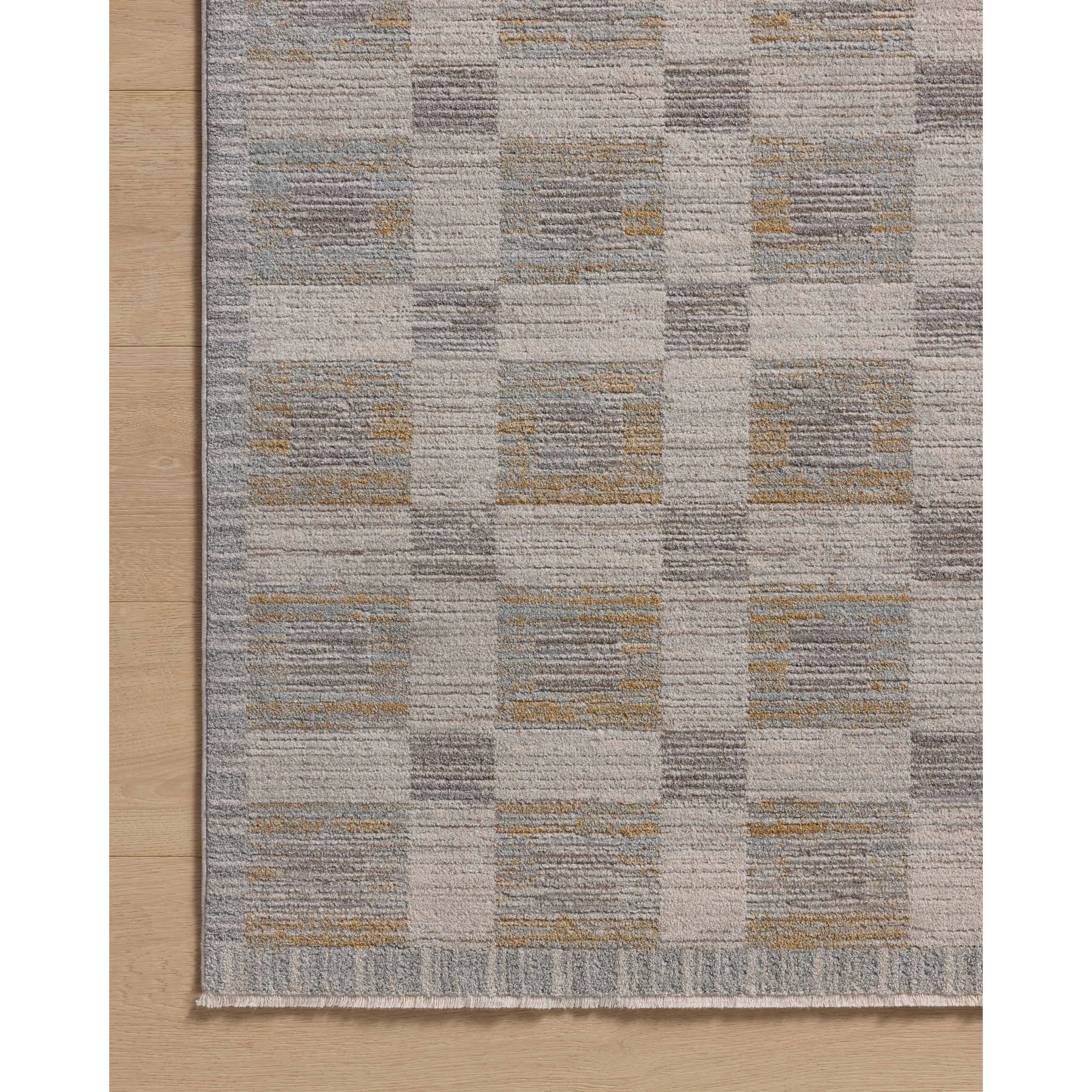 The Cali Collection by Amber Lewis x Loloi is a light-toned area rug with a casual geometric pattern that lends a neutral pattern to any space. Cali is power-loomed of polyester in Turkey for easy-to-clean, no-shed durability in high-traffic areas. This collection is also OEKO-TEX certified, ensuring its materials do not contain harmful substances. Amethyst Home provides interior design, new home construction design consulting, vintage area rugs, and lighting in the Omaha metro area.