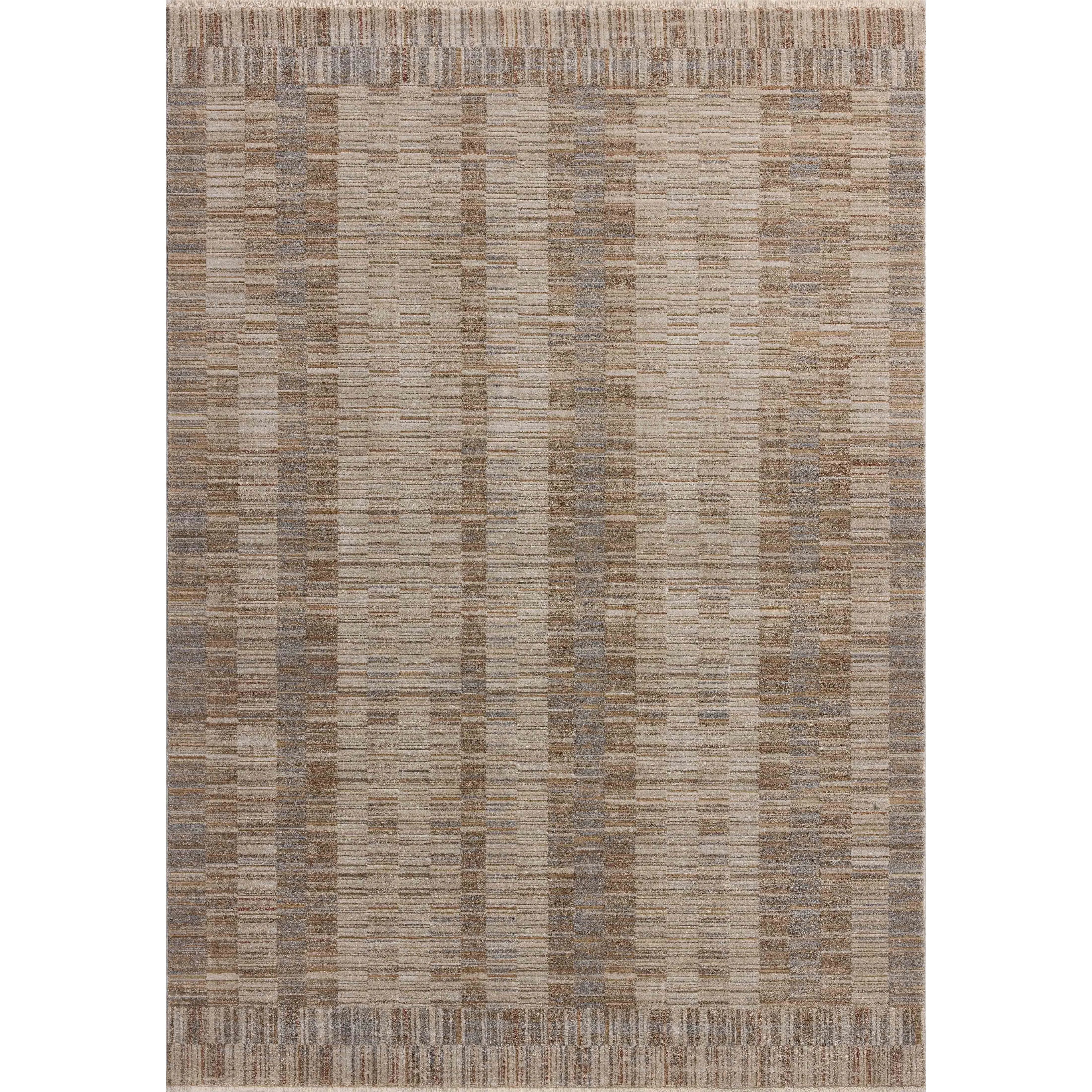 The Cali Collection by Amber Lewis x Loloi is a light-toned area rug with a casual geometric pattern that lends a neutral pattern to any space. Cali is power-loomed of polyester in Turkey for easy-to-clean, no-shed durability in high-traffic areas. This collection is also OEKO-TEX certified, ensuring its materials do not contain harmful substances. Amethyst Home provides interior design, new home construction design consulting, vintage area rugs, and lighting in the San Diego metro area.