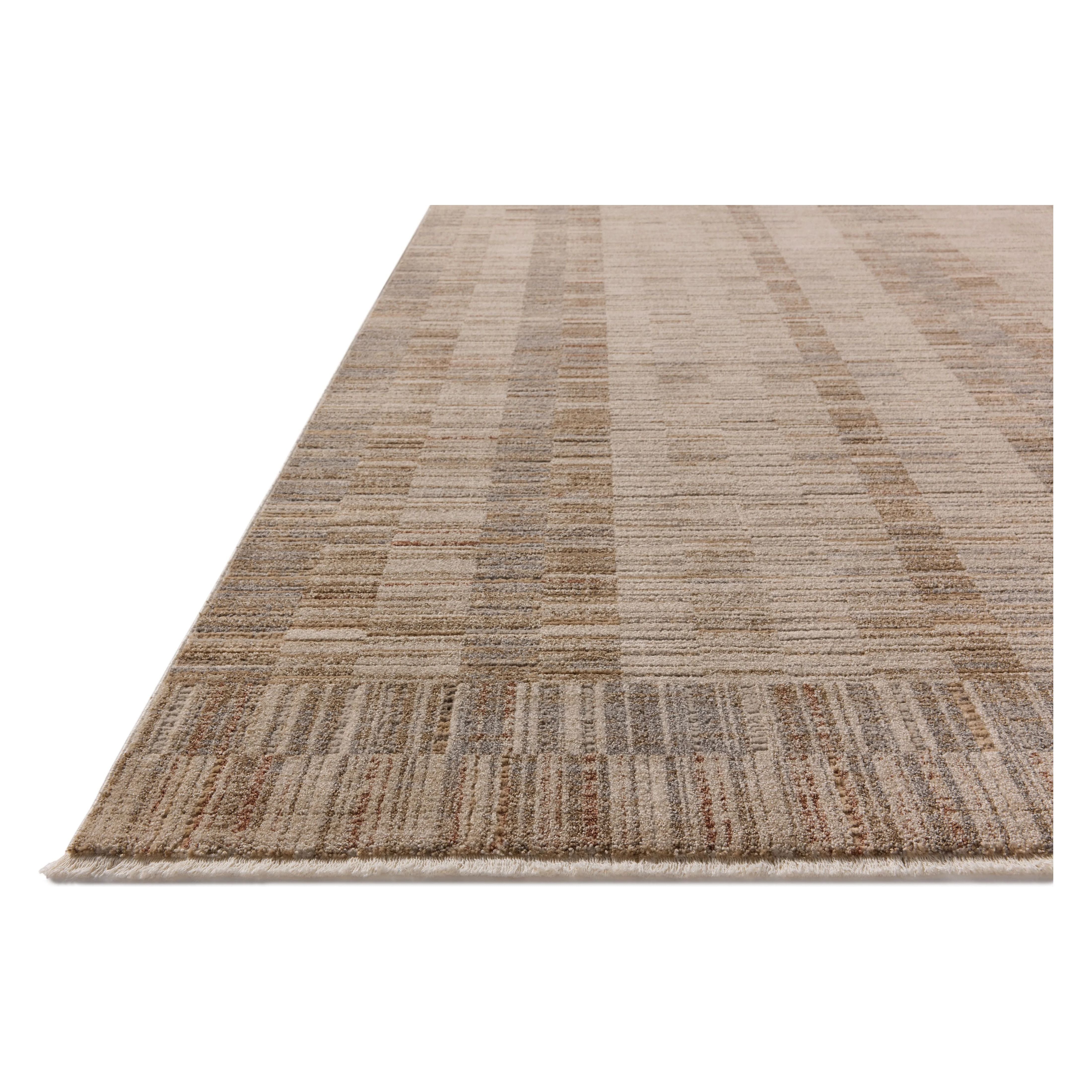 The Cali Collection by Amber Lewis x Loloi is a light-toned area rug with a casual geometric pattern that lends a neutral pattern to any space. Cali is power-loomed of polyester in Turkey for easy-to-clean, no-shed durability in high-traffic areas. This collection is also OEKO-TEX certified, ensuring its materials do not contain harmful substances. Amethyst Home provides interior design, new home construction design consulting, vintage area rugs, and lighting in the Winter Garden metro area.