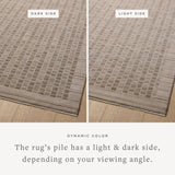 The Cali Collection by Amber Lewis x Loloi is a light-toned area rug with a casual geometric pattern that lends a neutral pattern to any space. Cali is power-loomed of polyester in Turkey for easy-to-clean, no-shed durability in high-traffic areas. This collection is also OEKO-TEX certified, ensuring its materials do not contain harmful substances. Amethyst Home provides interior design, new home construction design consulting, vintage area rugs, and lighting in the Laguna Beach metro area.