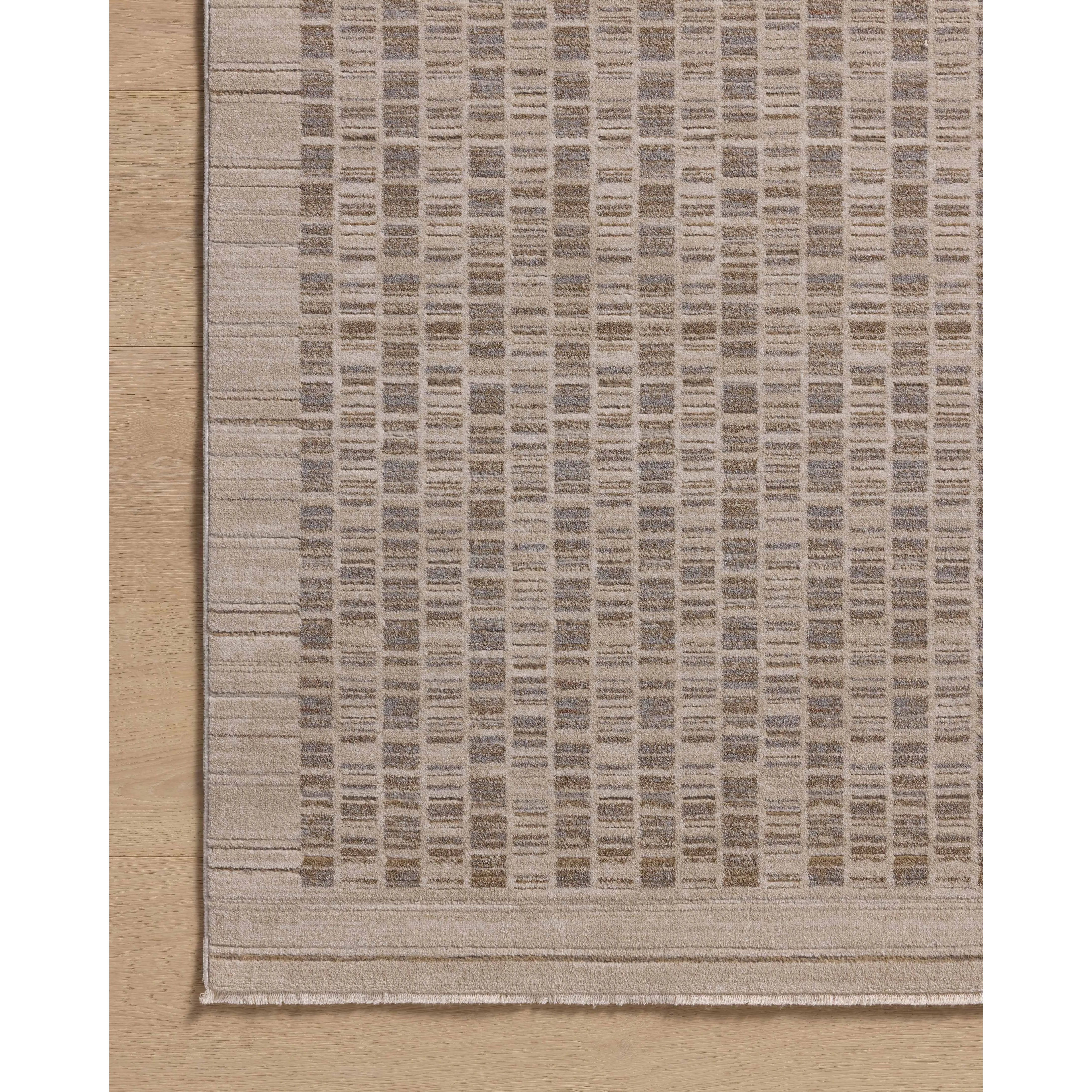 The Cali Collection by Amber Lewis x Loloi is a light-toned area rug with a casual geometric pattern that lends a neutral pattern to any space. Cali is power-loomed of polyester in Turkey for easy-to-clean, no-shed durability in high-traffic areas. This collection is also OEKO-TEX certified, ensuring its materials do not contain harmful substances. Amethyst Home provides interior design, new home construction design consulting, vintage area rugs, and lighting in the Newport Beach metro area.