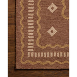 The Alfie Collection from Chris Loves Julia x Loloi is a handmade area rug with a playful framed design, a modern update to traditional home decor. Alfie is a natural centerpiece in living rooms and bedrooms, where its design can help frame the furniture in the room and the thick wool pile is welcome underfoot. Amethyst Home provides interior design, new home construction design consulting, vintage area rugs, and lighting in the Boston metro area.