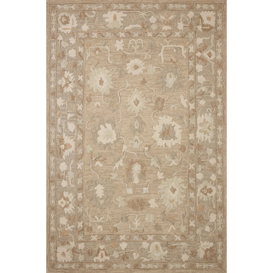 Chris Loves Julia x Loloi Dorothea Khaki / Dove Rug