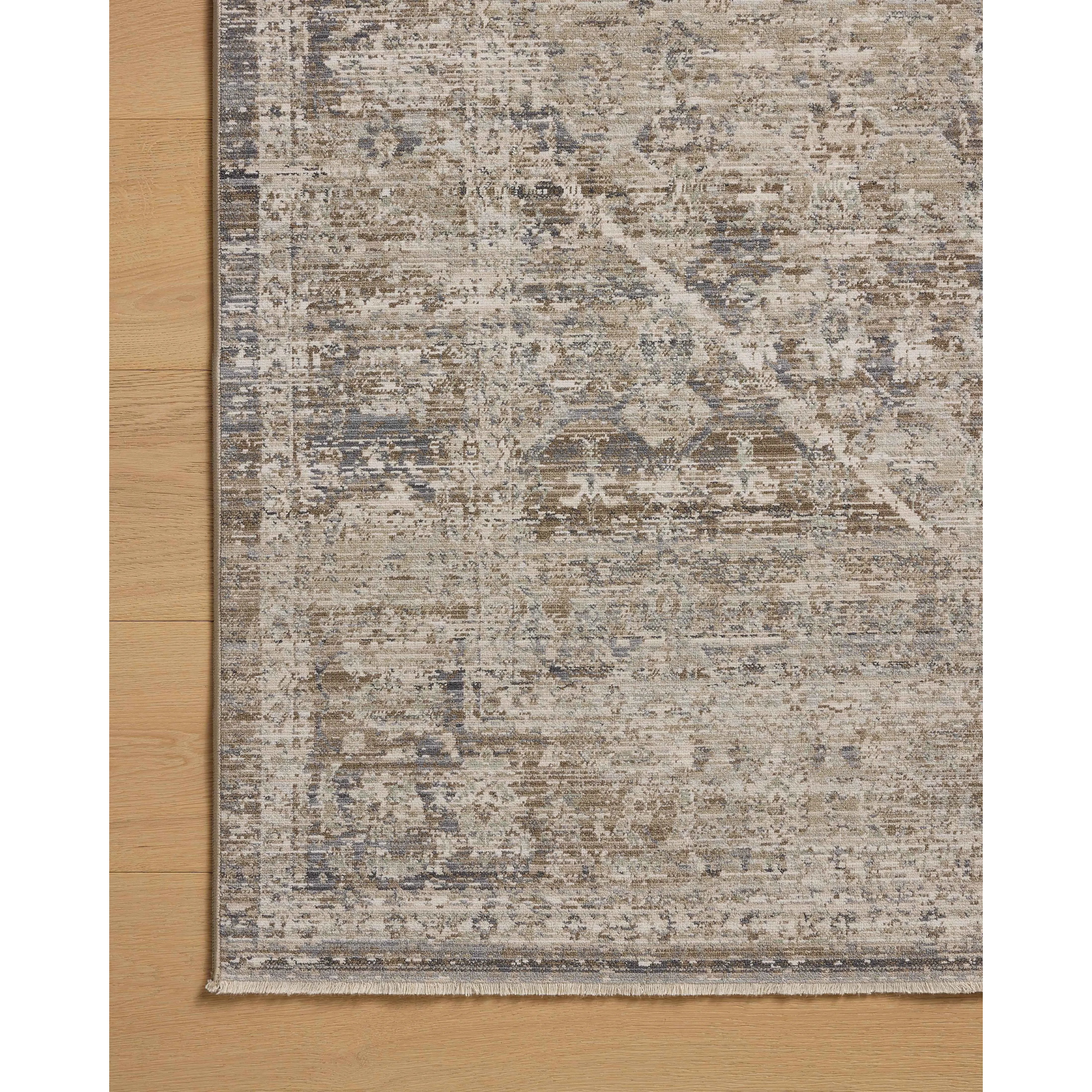 Featuring Chris Loves Julia × Loloi Ida Slate / Natural Rug by Loloi at Amethyst Home. The Ida Collection from Chris Loves Julia x Loloi is a vintage-inspired area rug with a soft, subtly textured pile similar to hand-knotted rugs. The rugs gentle distressing creates a timeless look, while its durability and earthy colorways make it a great choice for the busi. Amethyst Home provides interior design, new home construction design consulting, vintage area rugs, and lighting in the Boston metro area.