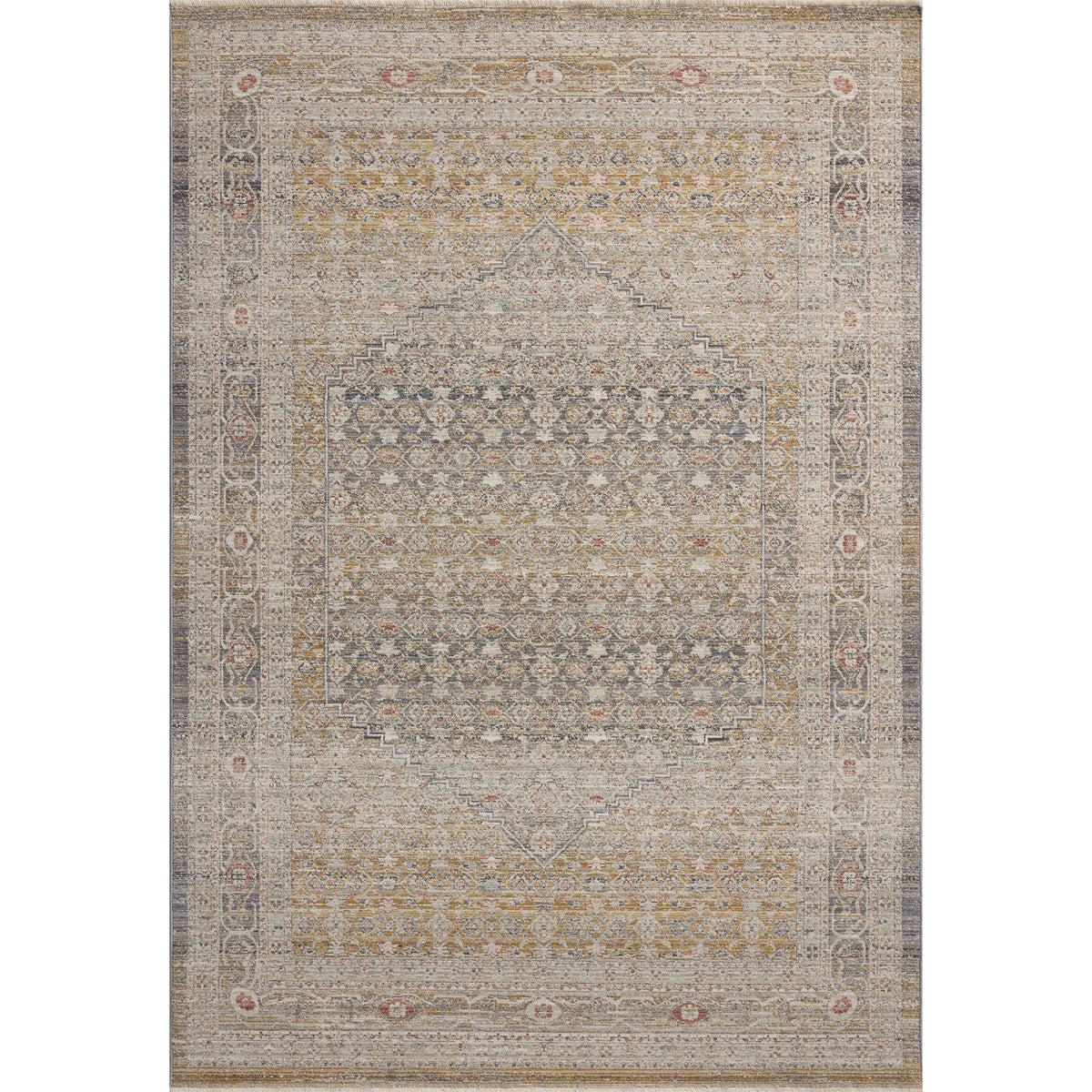 Chris Loves Julia × Loloi Ida Stone / Gold Rug