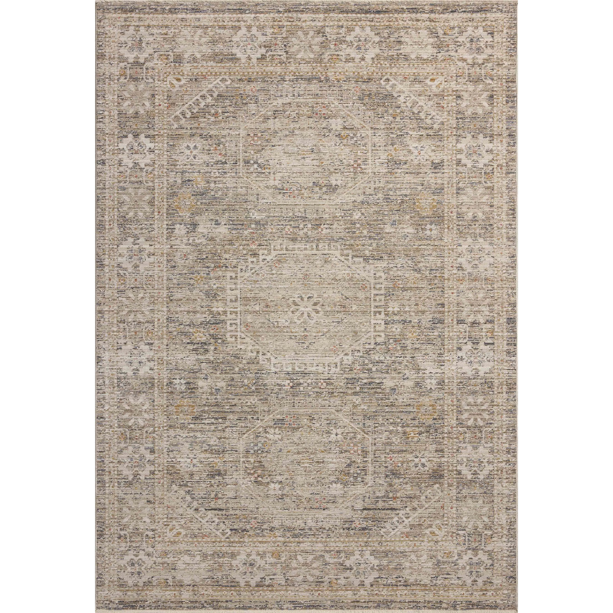 Chris Loves Julia × Loloi Ida Taupe / Multi Rug