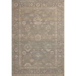 The Louisa Collection is a serene area rug based on beautiful, traditional Turkish designs updated in calm colorways by Chris Loves Julia in collaboration with Loloi. Pale blues, creams, and browns create a sense of softness, but so does the rugs pile, which is made of easy-to-clean, velvety polyester. Amethyst Home provides interior design, new home construction design consulting, vintage area rugs, and lighting in the Seattle metro area.