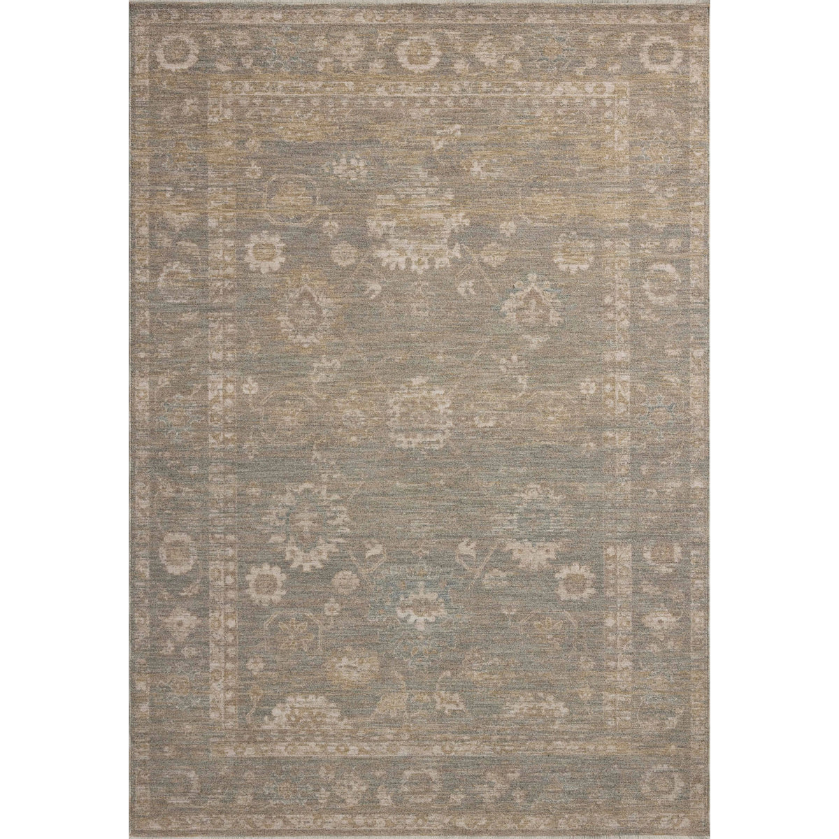 Chris Loves Julia × Loloi Louisa Lagoon / Ivory Rug