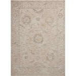 The Louisa Collection is a serene area rug based on beautiful, traditional Turkish designs updated in calm colorways by Chris Loves Julia in collaboration with Loloi. Pale blues, creams, and browns create a sense of softness, but so does the rugs pile, which is made of easy-to-clean, velvety polyester. Amethyst Home provides interior design, new home construction design consulting, vintage area rugs, and lighting in the San Diego metro area.