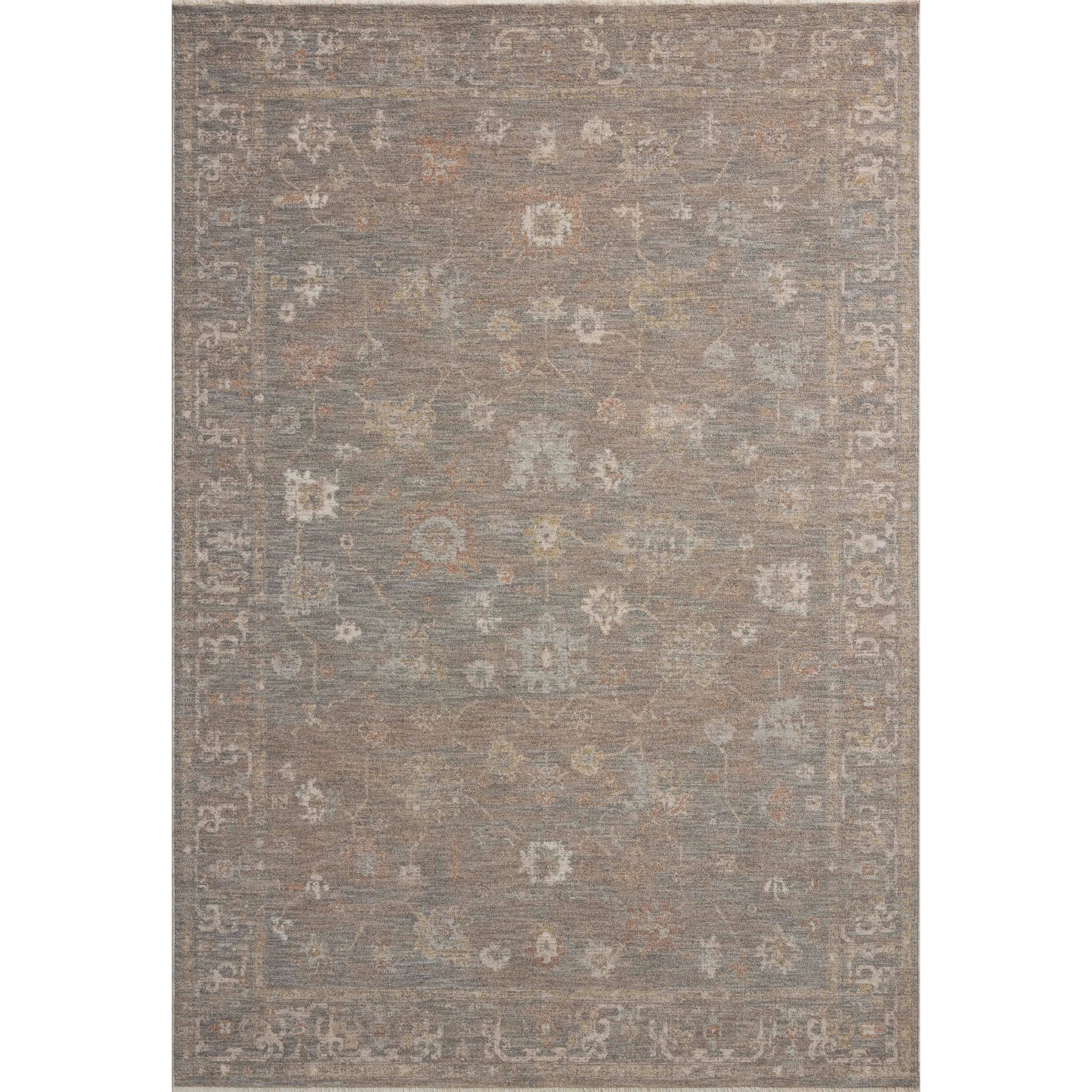 The Louisa Collection is a serene area rug based on beautiful, traditional Turkish designs updated in calm colorways by Chris Loves Julia in collaboration with Loloi. Pale blues, creams, and browns create a sense of softness, but so does the rugs pile, which is made of easy-to-clean, velvety polyester. Amethyst Home provides interior design, new home construction design consulting, vintage area rugs, and lighting in the Des Moines metro area.