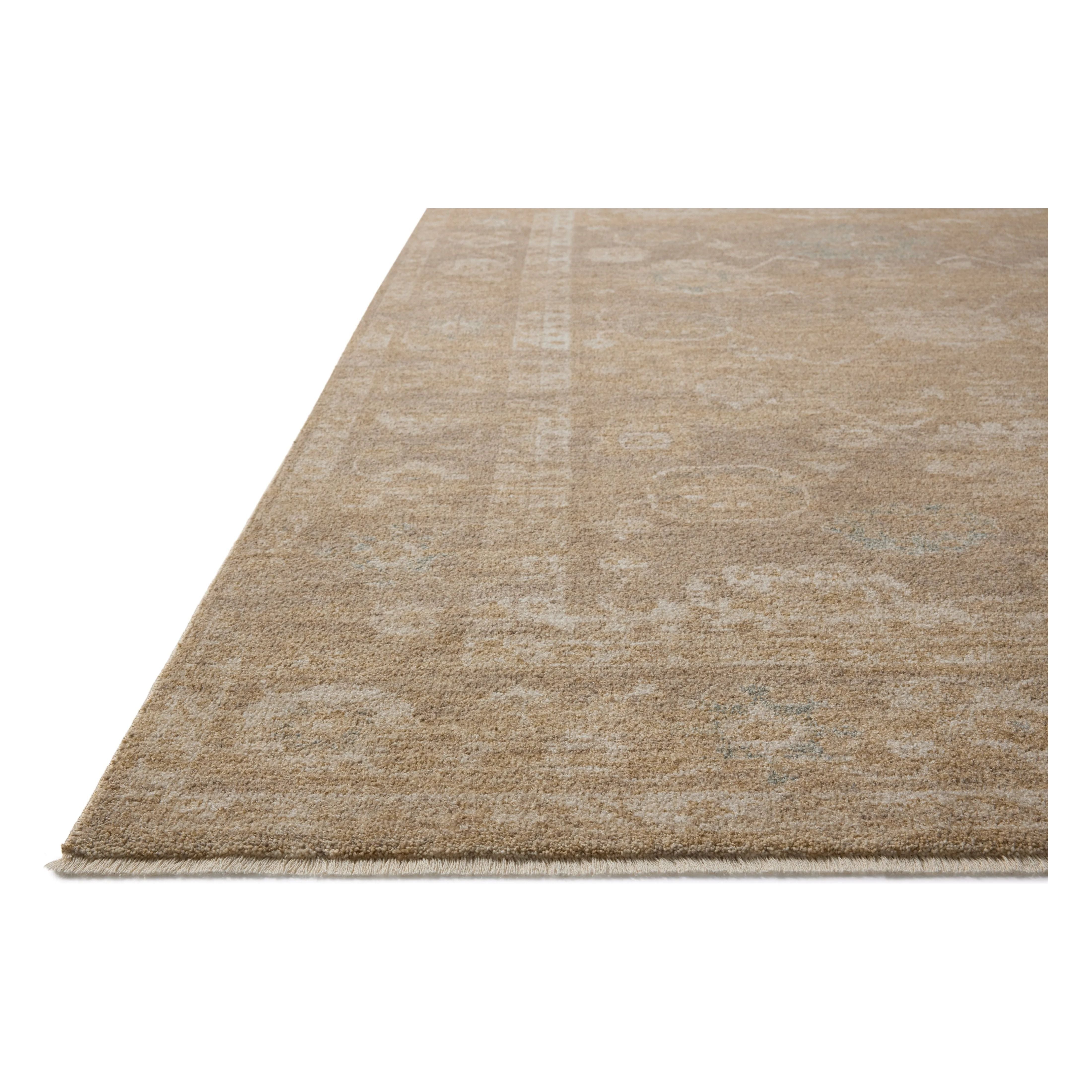 The Louisa Collection is a serene area rug based on beautiful, traditional Turkish designs updated in calm colorways by Chris Loves Julia in collaboration with Loloi. Pale blues, creams, and browns create a sense of softness, but so does the rugs pile, which is made of easy-to-clean, velvety polyester. Amethyst Home provides interior design, new home construction design consulting, vintage area rugs, and lighting in the Monterey metro area.