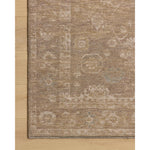 The Louisa Collection is a serene area rug based on beautiful, traditional Turkish designs updated in calm colorways by Chris Loves Julia in collaboration with Loloi. Pale blues, creams, and browns create a sense of softness, but so does the rugs pile, which is made of easy-to-clean, velvety polyester. Amethyst Home provides interior design, new home construction design consulting, vintage area rugs, and lighting in the Scottsdale metro area.