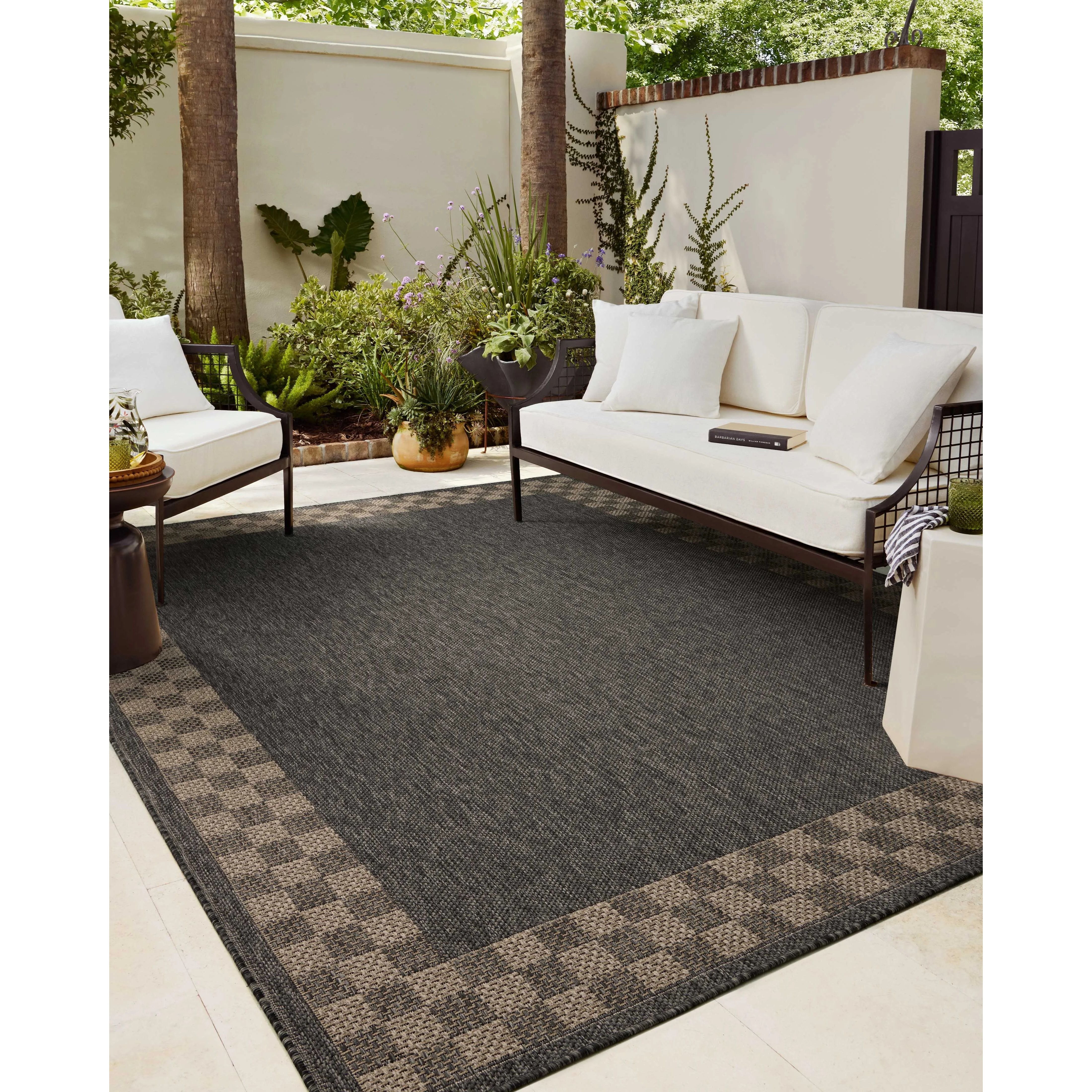 The Providence Collection is an indoor/outdoor rug with a woven-style design by Chris Loves Julia x Loloi. Providence is made of extra durable power-loomed polyester for versatile styling in patios, mudrooms, dining rooms, hallways, or more. Amethyst Home provides interior design, new home construction design consulting, vintage area rugs, and lighting in the Houston metro area.