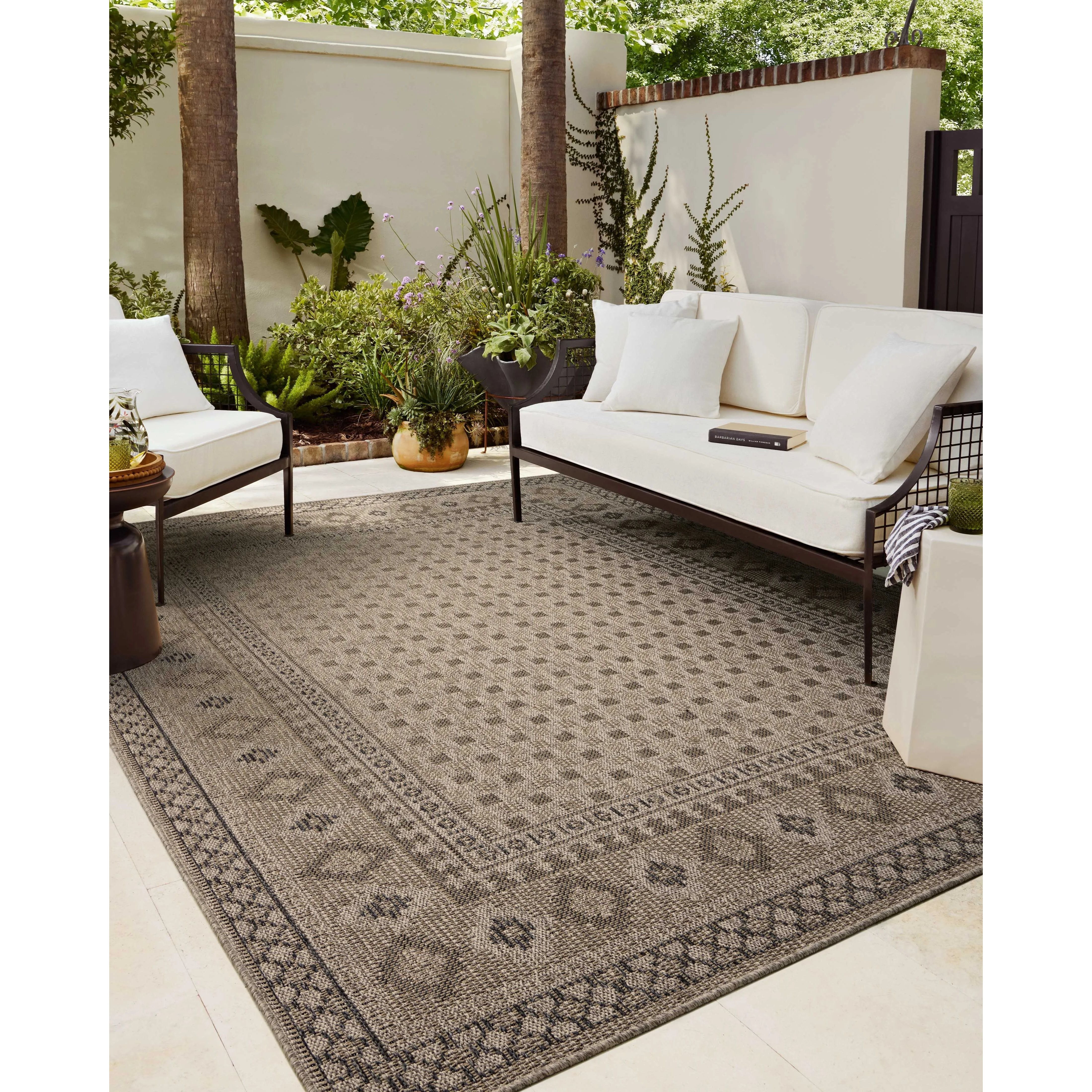The Providence Collection is an indoor/outdoor rug with a woven-style design by Chris Loves Julia x Loloi. Providence is made of extra durable power-loomed polyester for versatile styling in patios, mudrooms, dining rooms, hallways, or more. Amethyst Home provides interior design, new home construction design consulting, vintage area rugs, and lighting in the Des Moines metro area.
