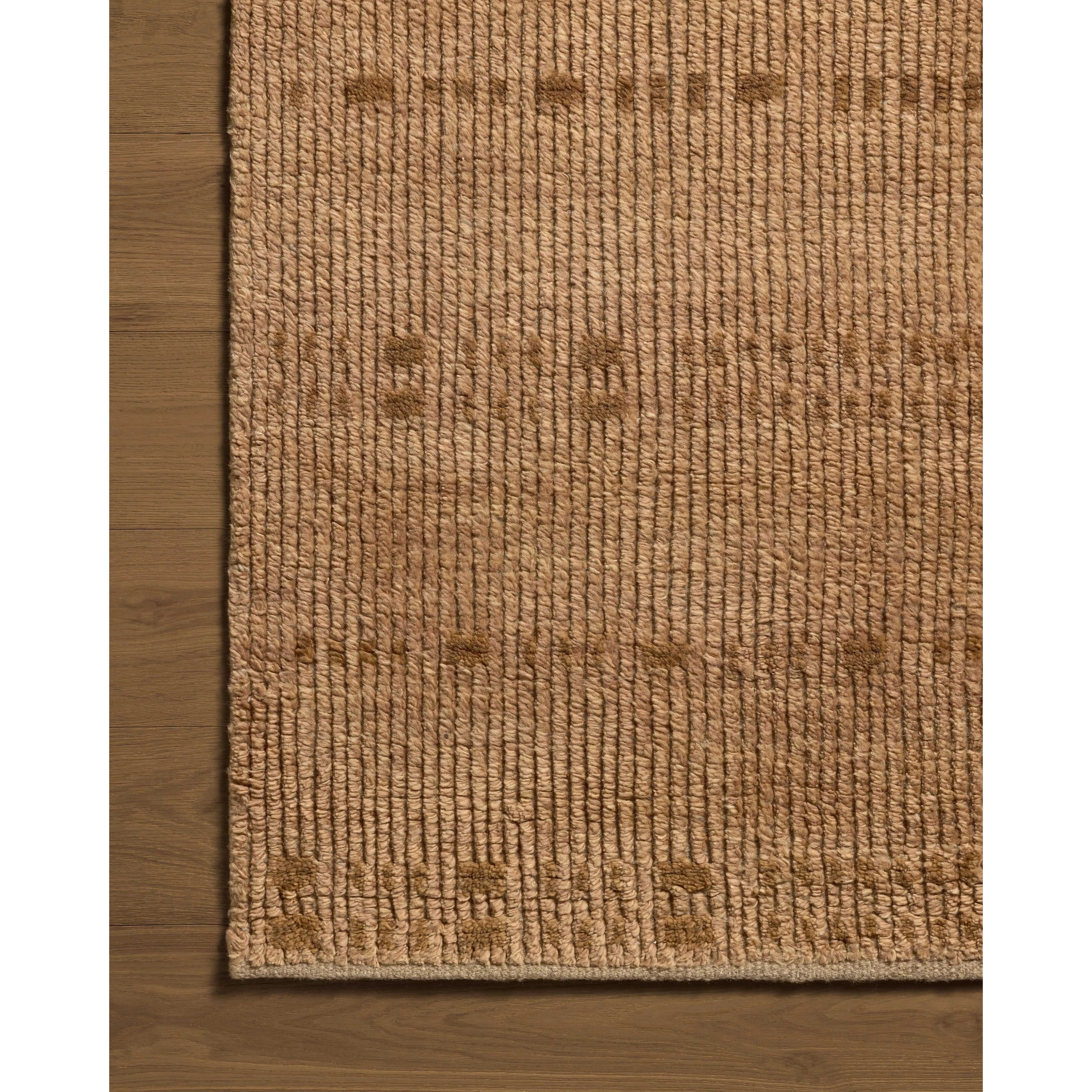 Featuring David Jean Stoffer x Loloi Rust Hand-Knotted Rug by Loloi at Amethyst Home. Unexpected stripes trace along the David Collection, a hand-knotted area rug with a plush, luxurious presence. Abstract patterns are carved into the design for a richly textured pile that's satisfying to sink into. This collection is made of 100% wool in India and GoodWeave. Amethyst Home provides interior design, new home construction design consulting, vintage area rugs, and lighting in the Monterey metro area.