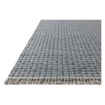 Featuring Duncan Sky Rug by Loloi at Amethyst Home. The Duncan Collection is a handmade area rug thats interwoven with white threads for subtle contrast and finished with fringed edges. This collection is soft yet exceptionally durable and easy to clean, making it right at home in busy living rooms, entryways, dining rooms, and outdoor patios. Duncan is ha. Amethyst Home provides interior design, new home construction design consulting, vintage area rugs, and lighting in the Alpharetta metro area.