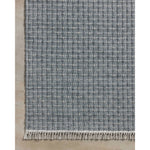 Featuring Duncan Sky Rug by Loloi at Amethyst Home. The Duncan Collection is a handmade area rug thats interwoven with white threads for subtle contrast and finished with fringed edges. This collection is soft yet exceptionally durable and easy to clean, making it right at home in busy living rooms, entryways, dining rooms, and outdoor patios. Duncan is ha. Amethyst Home provides interior design, new home construction design consulting, vintage area rugs, and lighting in the Des Moines metro area.
