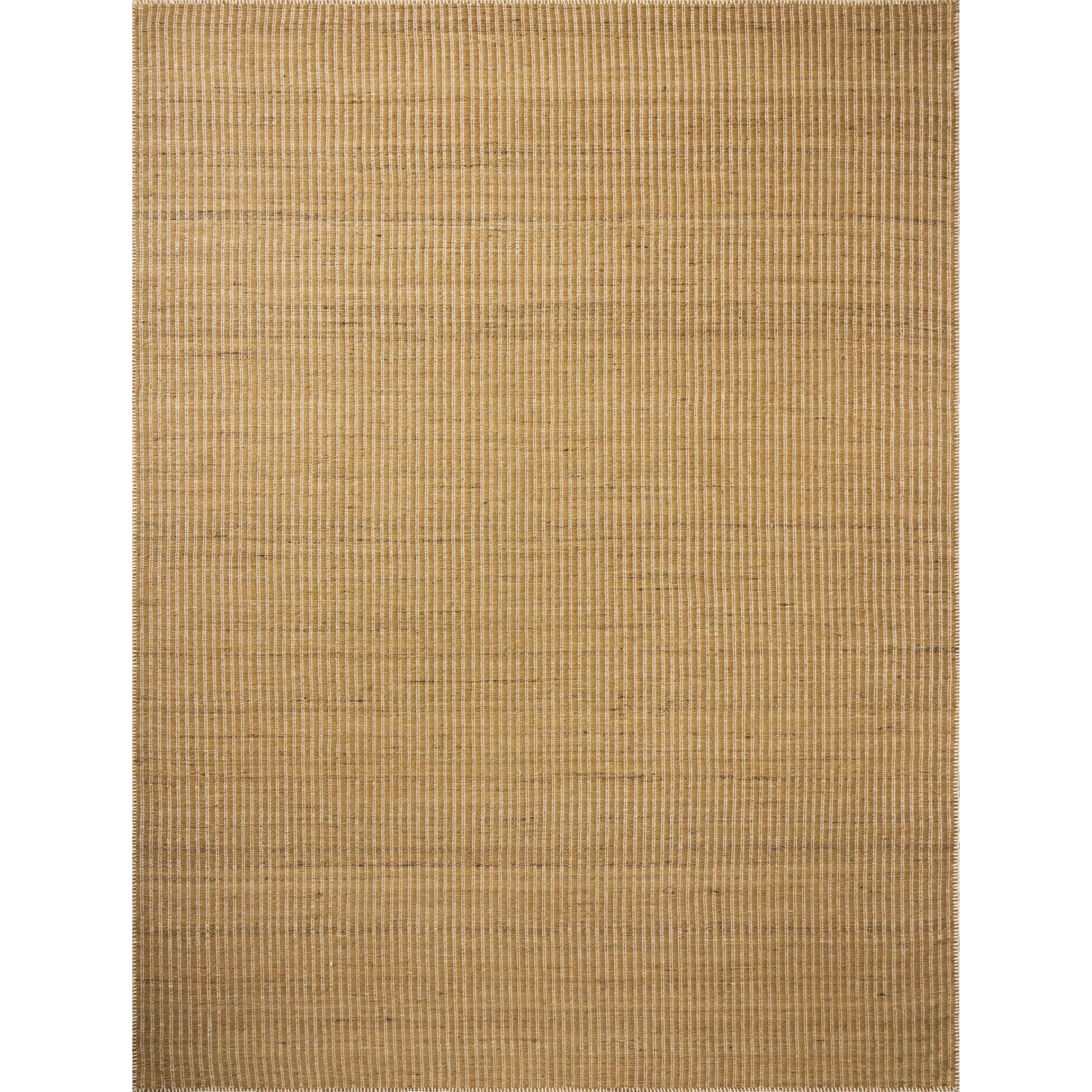 The Elma Collection is a vertically striped area rug framed with whip-stitched edges to help ground your space. This timeless, neutral rug is great for high-traffic living rooms, bedrooms, and dining rooms of many home decor styles. Amethyst Home provides interior design, new home construction design consulting, vintage area rugs, and lighting in the Houston metro area.