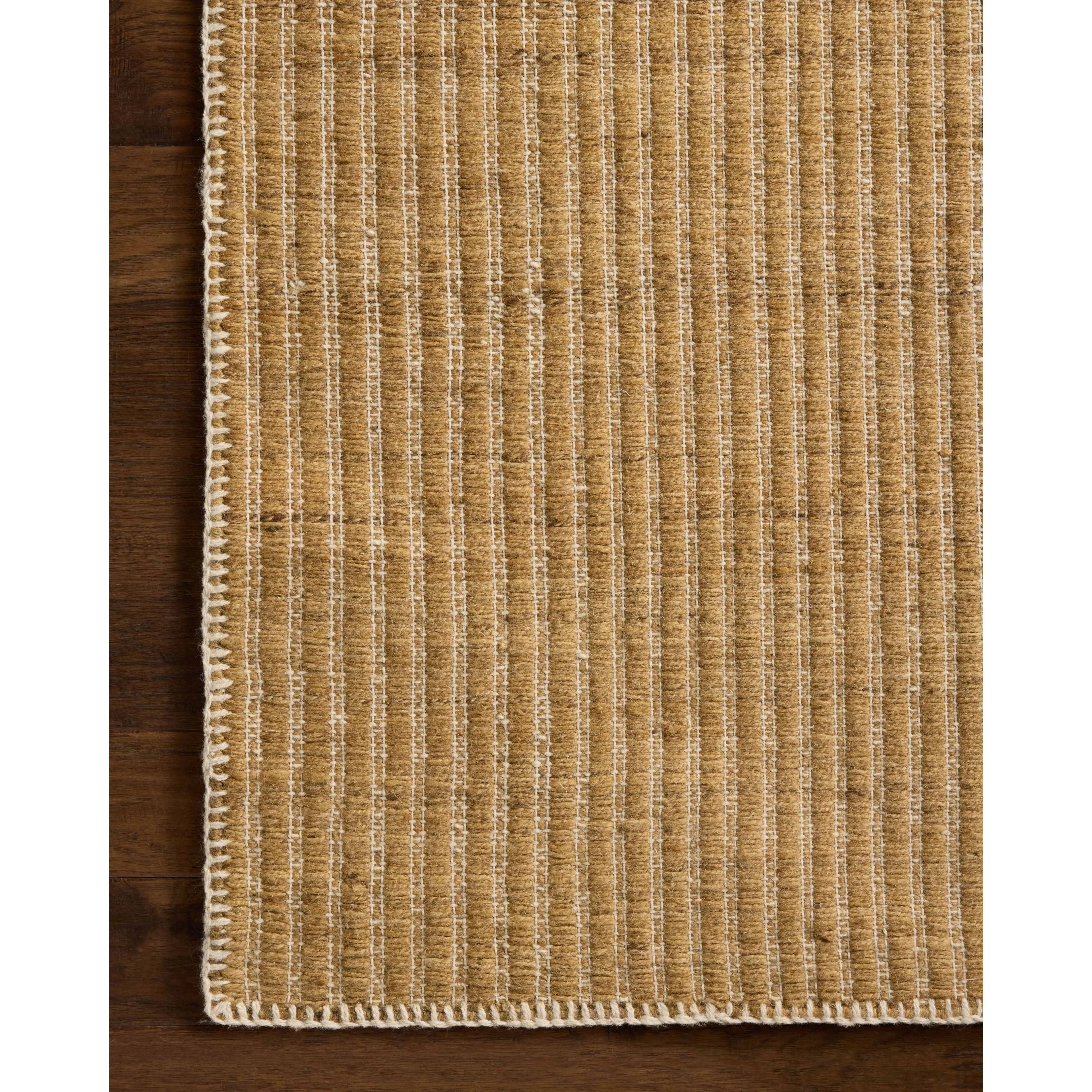The Elma Collection is a vertically striped area rug framed with whip-stitched edges to help ground your space. This timeless, neutral rug is great for high-traffic living rooms, bedrooms, and dining rooms of many home decor styles. Amethyst Home provides interior design, new home construction design consulting, vintage area rugs, and lighting in the Los Angeles metro area.
