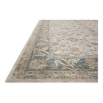 Featuring Gaia Natural / Ocean Rug by Loloi at Amethyst Home. Power-loomed in Turkey of 100% polyester pile, the Gaia Natural / Ocean Rug displays a classic color palette and a mix of abstract and traditional-inspired motifs. With a variation of warm and cool tones, mix of modern and classic designs, Gaia offers an option for all types of styles.100% Polyester. Amethyst Home provides interior design, new home construction design consulting, vintage area rugs, and lighting in the Dallas metro area.