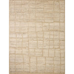 The Hughes Collection is a chunky and soft hand-knotted area rug with a graphic pattern for elevated home decor. The design comes to life with a space-dyed pile that reveals a multitude of beautiful tones, perfect for living rooms, bedrooms, and more high-traffic areas. Amethyst Home provides interior design, new home construction design consulting, vintage area rugs, and lighting in the Alpharetta metro area.