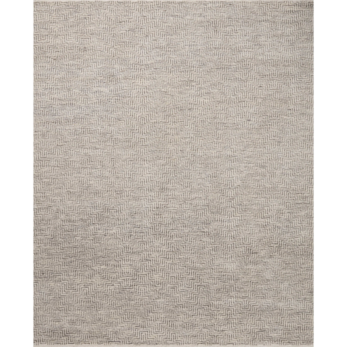 Jean Stoffer x Loloi Grace Dove Hand-Knotted Rug