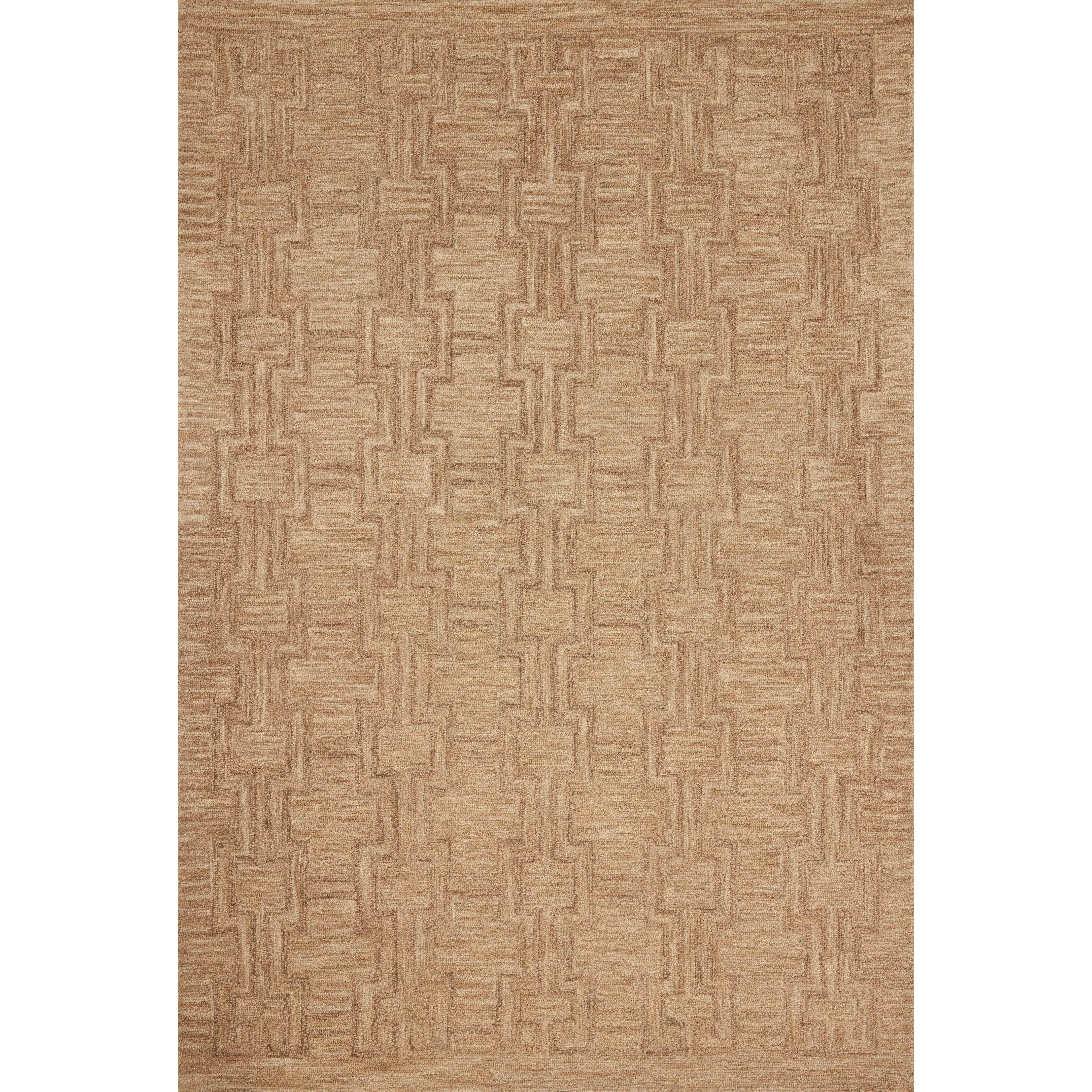 The Barrow Collection by Jeremiah Brent x Loloi is a hand-tufted area rug with a bold linear design inspired by modern art and classical architecture. The rugs pile is a blend of wool and jute for a stable, substantial feel that can ground living rooms, dining rooms, bedrooms, and more. Amethyst Home provides interior design, new home construction design consulting, vintage area rugs, and lighting in the Kansas City metro area.