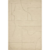 The Barrow Collection by Jeremiah Brent x Loloi is a hand-tufted area rug with a bold linear design inspired by modern art and classical architecture. The rugs pile is a blend of wool and jute for a stable, substantial feel that can ground living rooms, dining rooms, bedrooms, and more. Amethyst Home provides interior design, new home construction design consulting, vintage area rugs, and lighting in the Scottsdale metro area.
