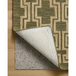 The Barrow Collection by Jeremiah Brent x Loloi is a hand-tufted area rug with a bold linear design inspired by modern art and classical architecture. The rugs pile is a blend of wool and jute for a stable, substantial feel that can ground living rooms, dining rooms, bedrooms, and more. Amethyst Home provides interior design, new home construction design consulting, vintage area rugs, and lighting in the Boston metro area.
