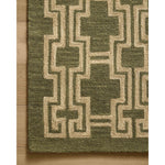 The Barrow Collection by Jeremiah Brent x Loloi is a hand-tufted area rug with a bold linear design inspired by modern art and classical architecture. The rugs pile is a blend of wool and jute for a stable, substantial feel that can ground living rooms, dining rooms, bedrooms, and more. Amethyst Home provides interior design, new home construction design consulting, vintage area rugs, and lighting in the Charlotte metro area.