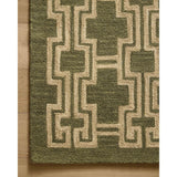 The Barrow Collection by Jeremiah Brent x Loloi is a hand-tufted area rug with a bold linear design inspired by modern art and classical architecture. The rugs pile is a blend of wool and jute for a stable, substantial feel that can ground living rooms, dining rooms, bedrooms, and more. Amethyst Home provides interior design, new home construction design consulting, vintage area rugs, and lighting in the Charlotte metro area.