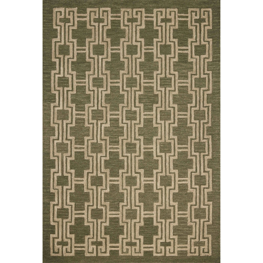 Jeremiah Brent x Loloi Barrow Moss / Beige Rug