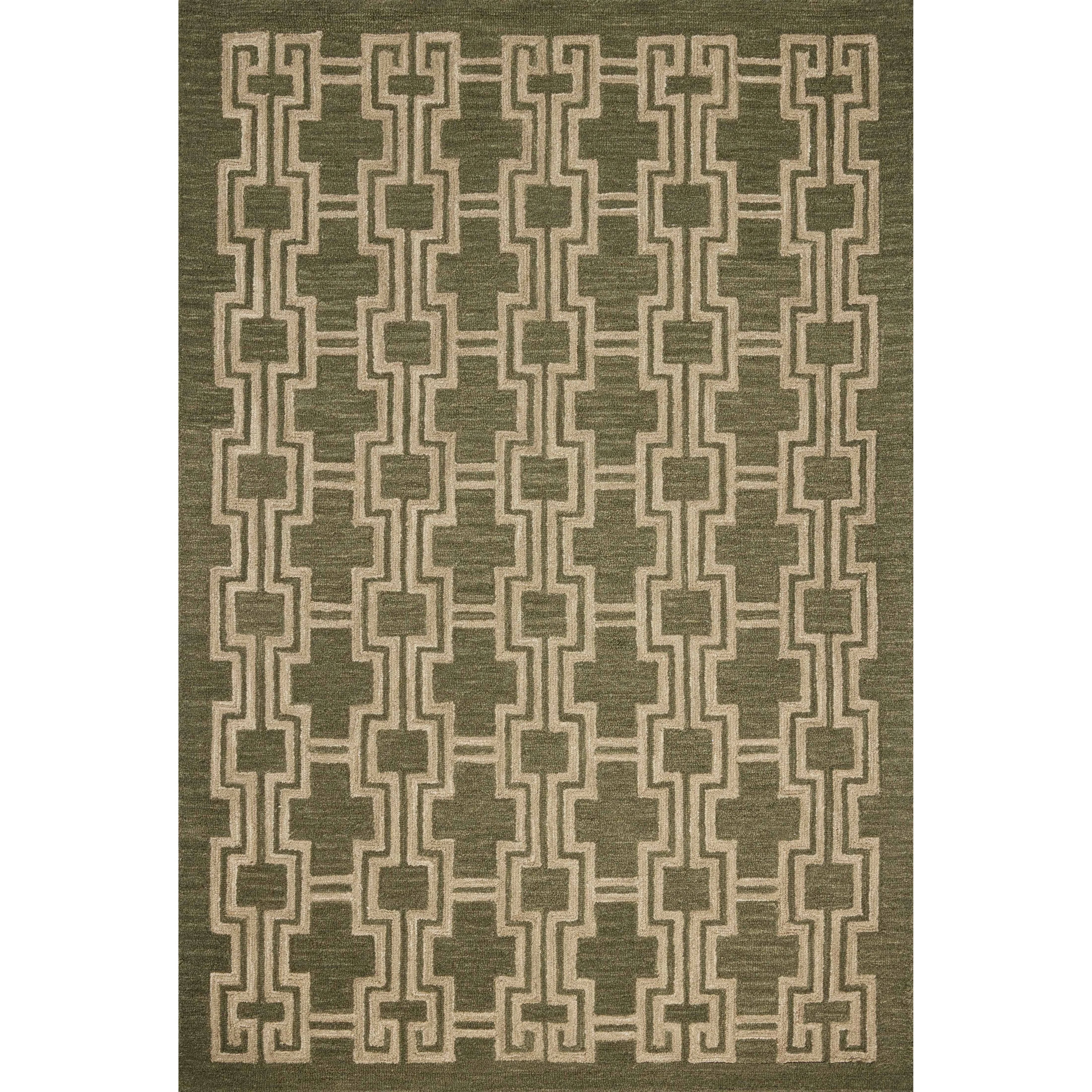 The Barrow Collection by Jeremiah Brent x Loloi is a hand-tufted area rug with a bold linear design inspired by modern art and classical architecture. The rugs pile is a blend of wool and jute for a stable, substantial feel that can ground living rooms, dining rooms, bedrooms, and more. Amethyst Home provides interior design, new home construction design consulting, vintage area rugs, and lighting in the Scottsdale metro area.