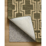 The Barrow Collection by Jeremiah Brent x Loloi is a hand-tufted area rug with a bold linear design inspired by modern art and classical architecture. The rug’s pile is a blend of wool and jute for a stable, substantial feel that can ground living rooms, dining rooms, bedrooms, and more. Amethyst Home provides interior design, new home construction design consulting, vintage area rugs, and lighting in the Seattle metro area.