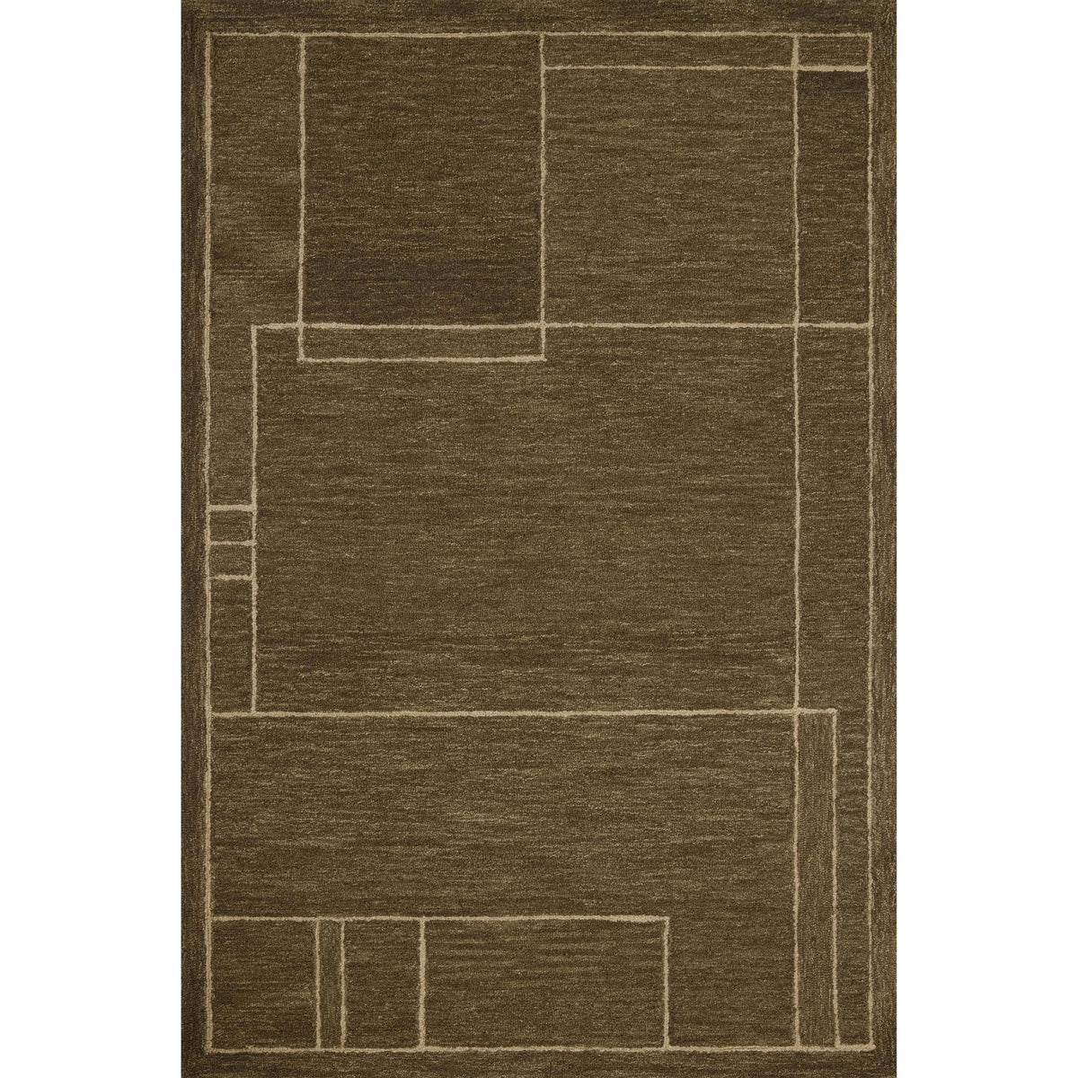 Jeremiah Brent x Loloi Barrow Olive / Natural Rug